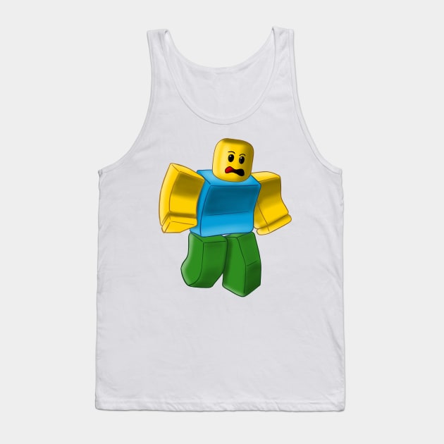 Roblox Noob Tank Top by tabslabred